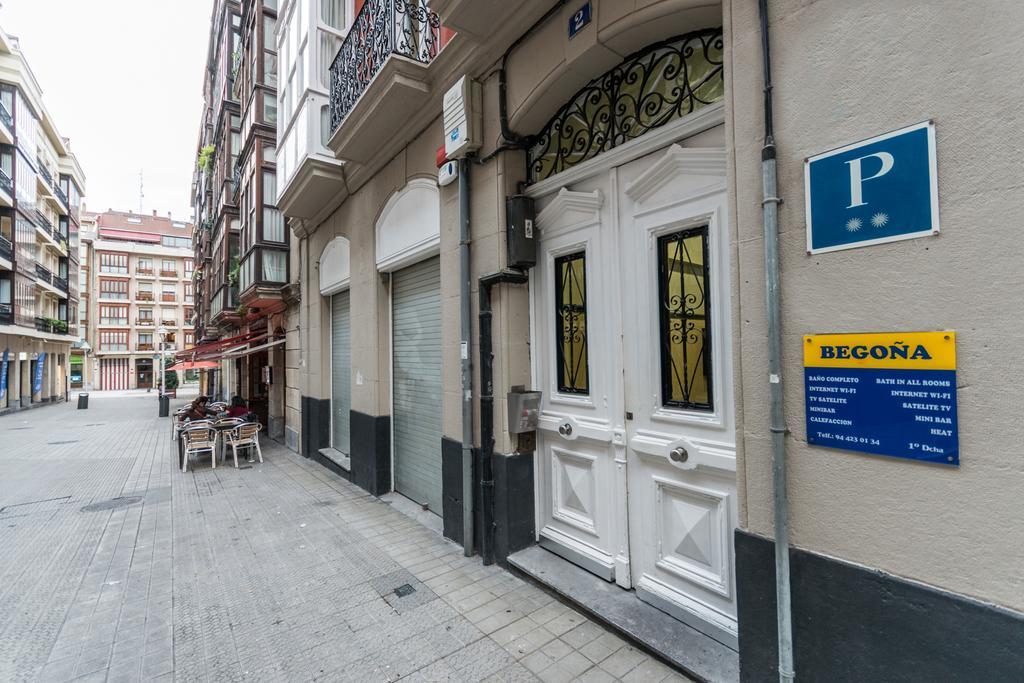 Pension Begona - Centro Ciudad Bilbao Bagian luar foto